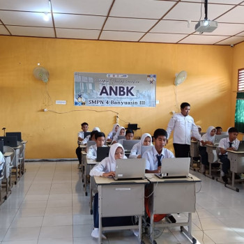 Pelaksanaan Asesmen Nasional Berbasis Komputer (ANBK) SMPN 4