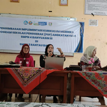 KEGIATAN PENGIMBASAN SEKOLAH PENGGERAK (PSP) OLEH SMPN 4 BAN